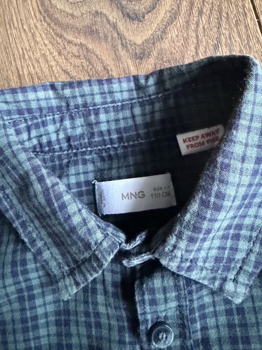 Комплект джинси та картата сорочка для злопчика Mango H&M 104 см