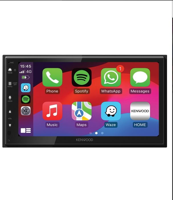 Rádio KENWOOD Android Auto e Carplay Auto