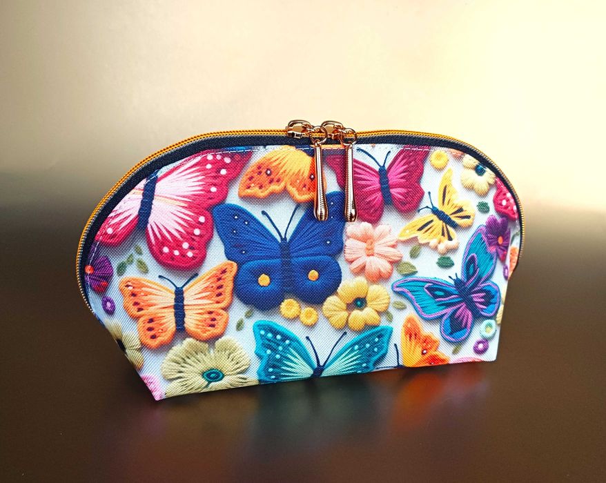 Kosmetyczka damska handmade rękodzieło na prezent M