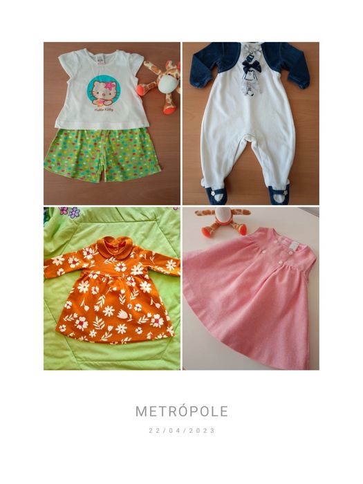 Roupa bebé menina tamanho 3-6 meses