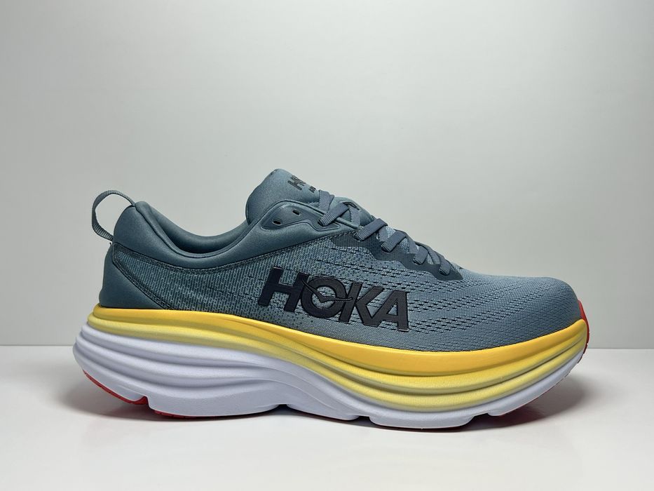 46.5-30см ОРИГІНАЛ 100% Кросівки HOKA BONDI 8 1123202 GBMS