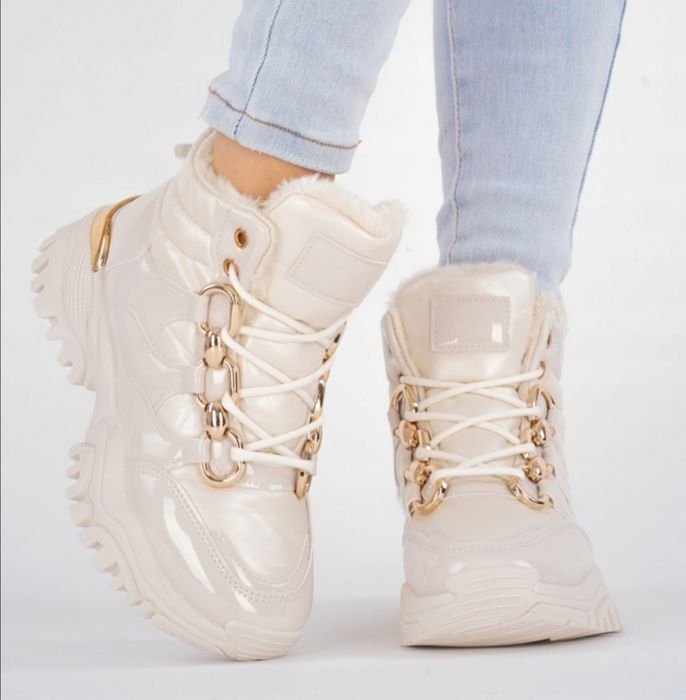 36 37 38 śniegowce 39 40 41 sneakersy zimowe z futerkiem adidasy platf