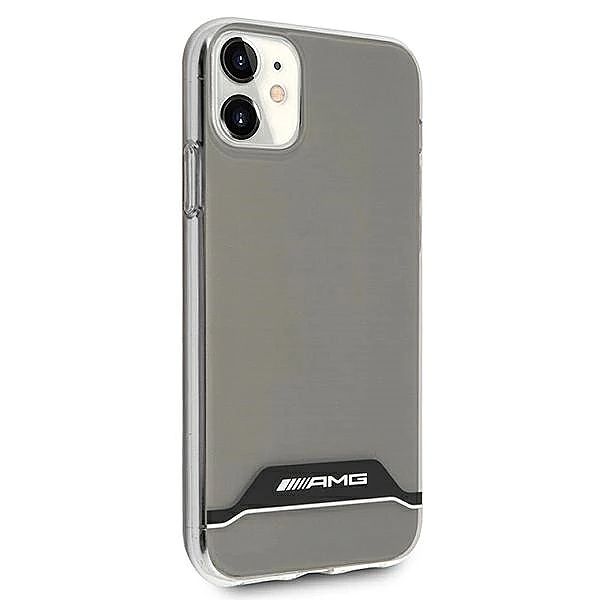 Etui AMG Electroplate Black&White na iPhone 11 / XR 6,1" - przezroczys