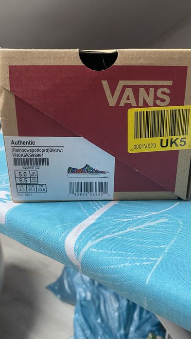 Vans nowe trampki rozmiar 36.5