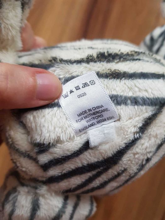 ebra Mothercare groszki w kopytach zabawka pluszak maskotka zwierzątko