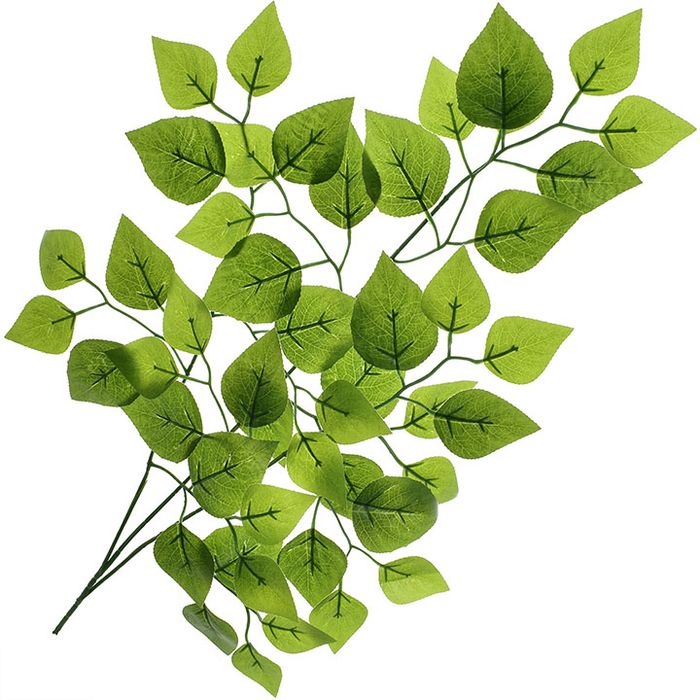 Sztuczne liście gałązka brzoza podkład wianek stroik wieniec wiązanka