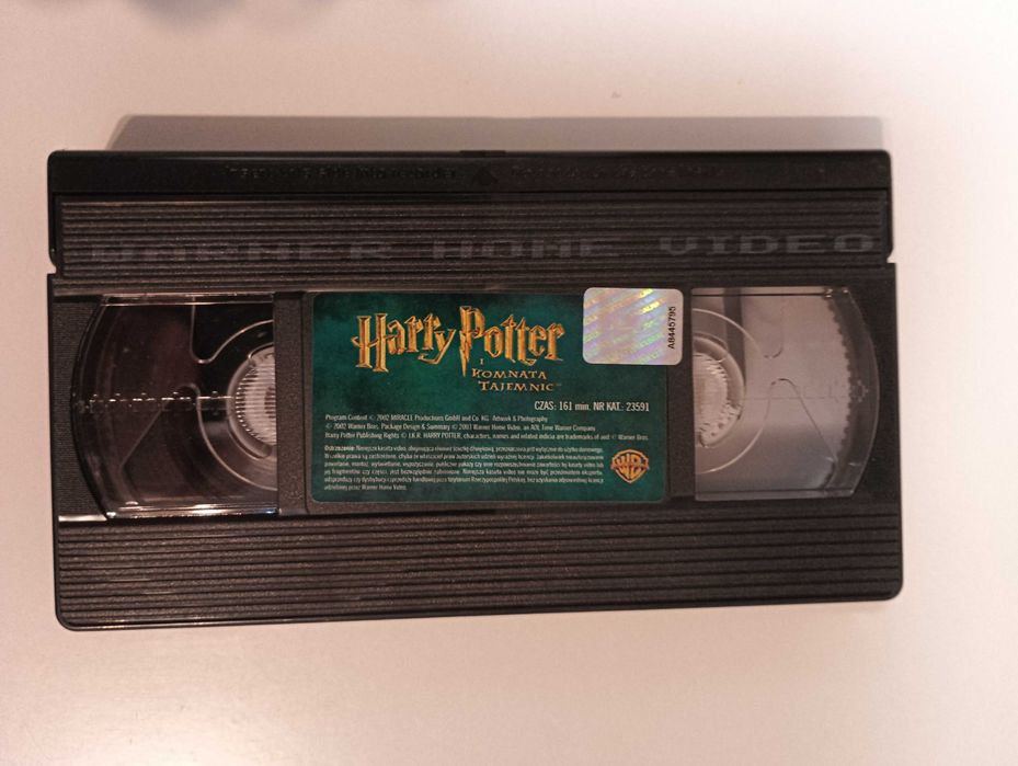 kaseta VHS Harry Potter i Komnata Tajemnic