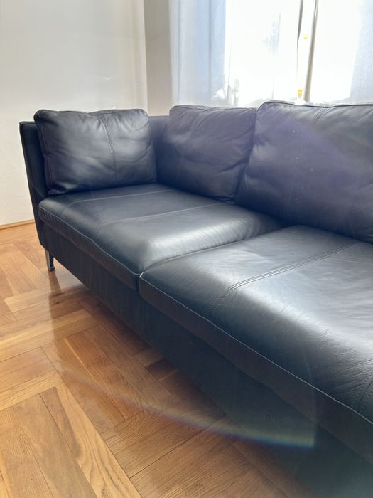 Sofa stockholm ikea skóra naturalna