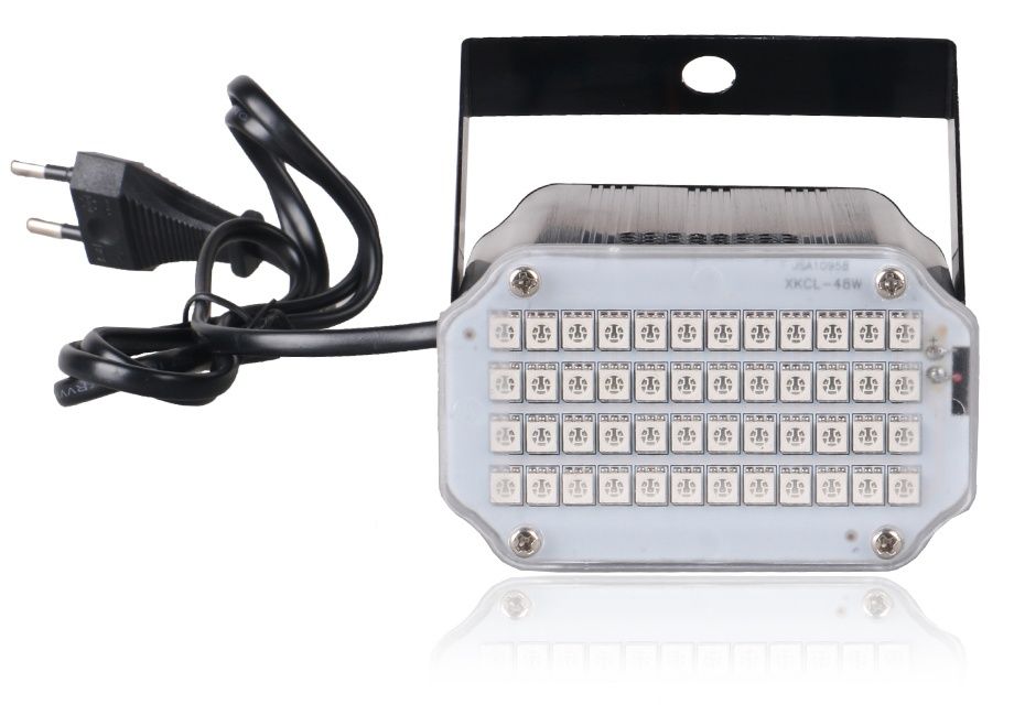 Projetor multicor para festas com sensor que acompanha a musica