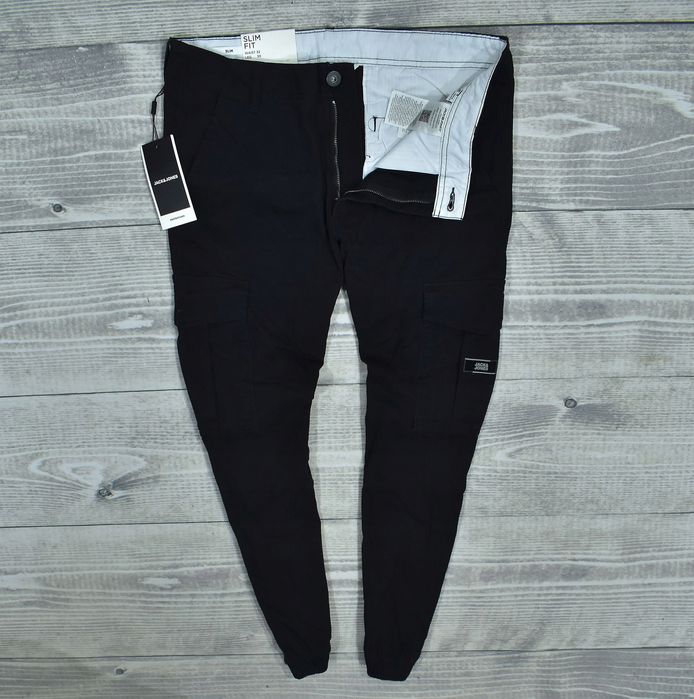 Jack Jones Slim Spodnie Męskie Cargo W32 L30