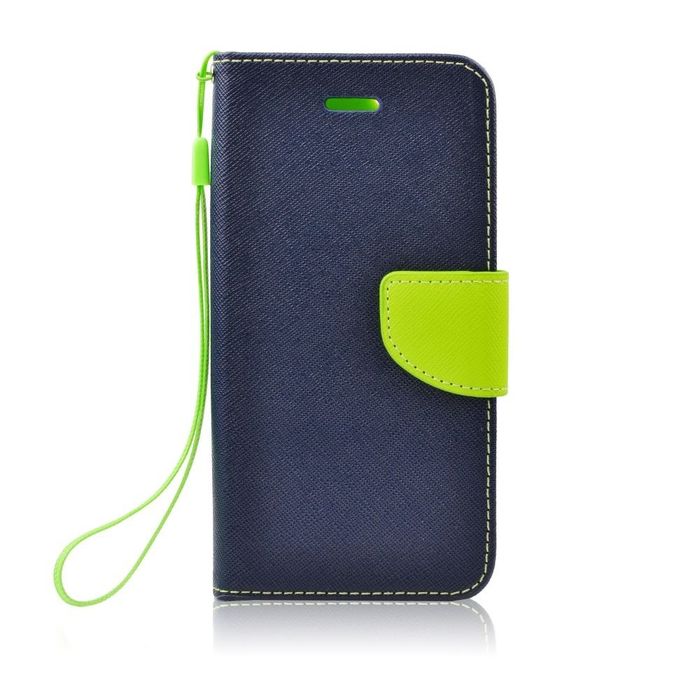 Etui Fancy Book HTC Desire 12+ Dark Blue / Lime