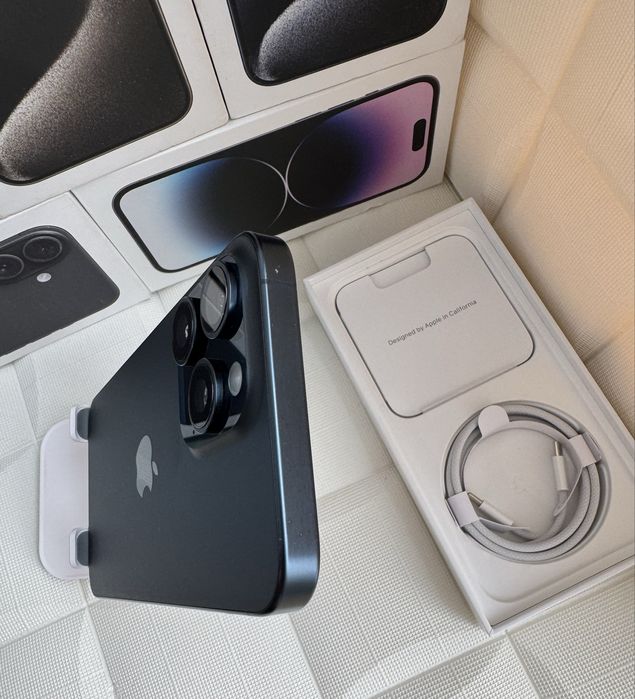 Apple Iphone 15 Pro Max 256GB Blue Titanium Неверлок Фіз сімка