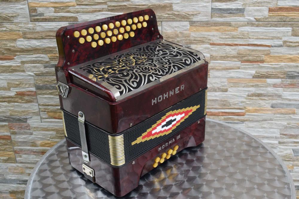 Concertina Hohner 3 Voz. Sol Do Fa