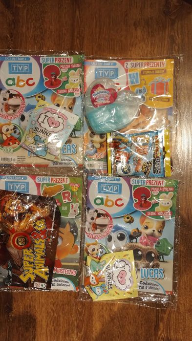 ABC nowe gazetki dla dzieci 4 sztuki