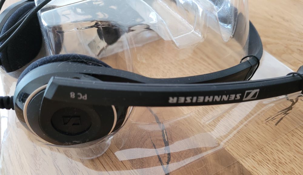 Słuchawki i mikrofon Sennheiser PC 8 USB nowe biurowe