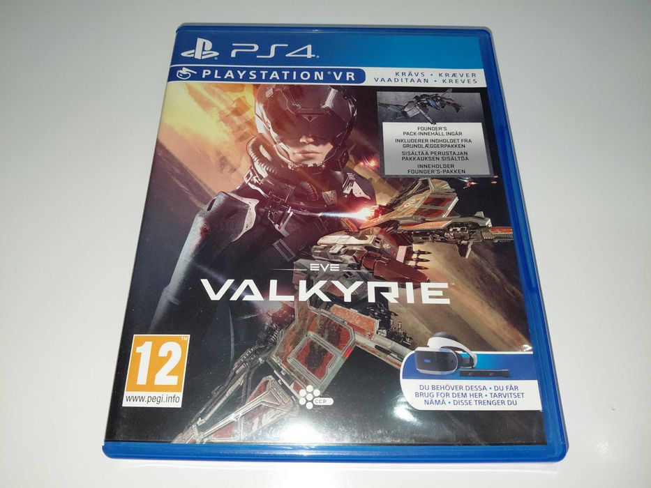 ps4 EVE VALKYRIE statki kosmiczne w kosmosie VR na hełm Playstation VR