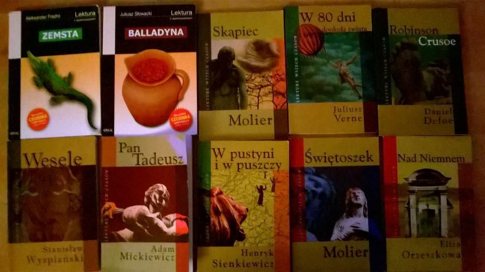 Lektury Wesele Hamlet Zemsta  Orso Antygona Siłaczka Dym i inne