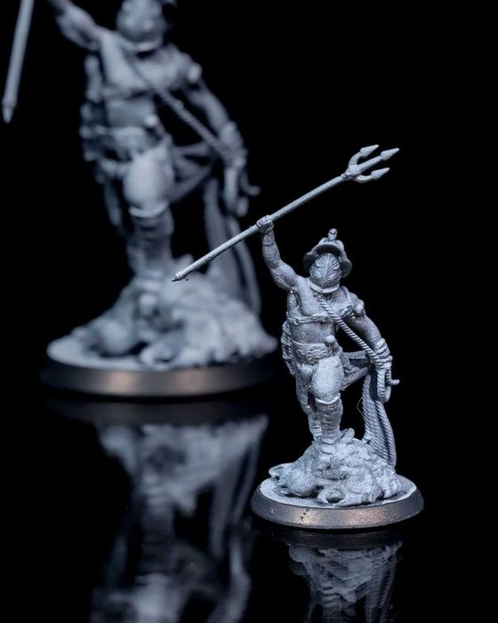 Retiarius Mistrz Sieci Figurka 32mm 14K zgodna z D&D Pathfinder Warham