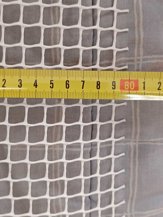 2 Redes de plástico grosso branco