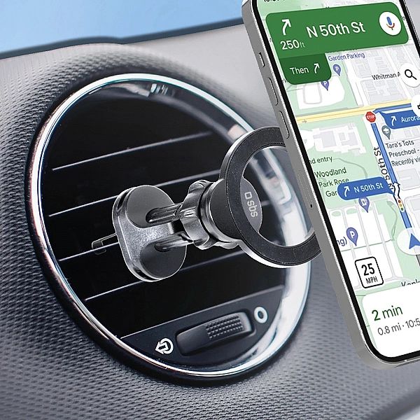 Uchyt na smartfona SBS TESUPMAGRING kompatybilny z MagSafe - czarny