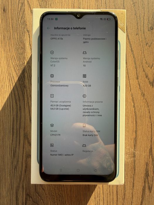 Oppo A15S „Dynamic Black” 4GB/64GB [CPH2179]