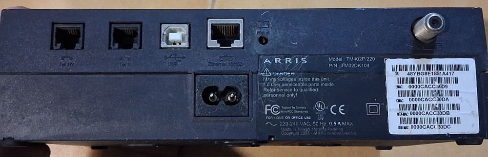 Modem Arris -  excelente