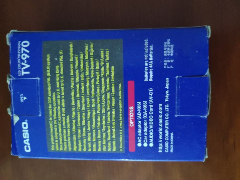 TV Portátil 2.3" Casio