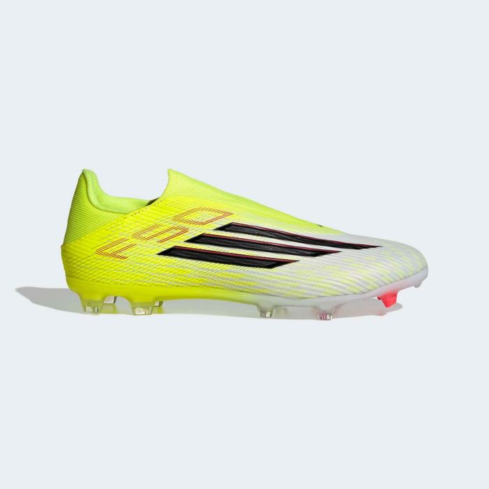 Chuteiras de Futebol sem Atacadores Adulto F50 League FG/MG Amarelo