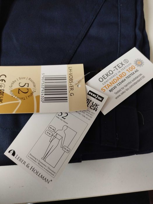 Spodnie robocze Oeko-tex