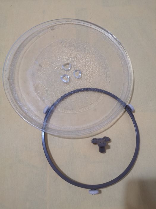 Micro-ondas prato, suporte e encaixe