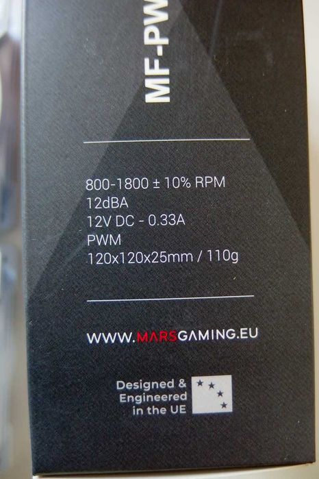 Dwa wentylatory Mars Gaming MF-PWMX2.