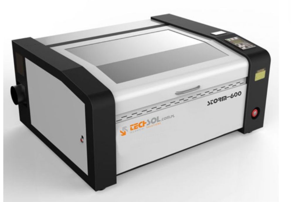 NOWY PLOTER Laserowy CO2 do grawerowania cięcia 60x40 cm. moc 60W