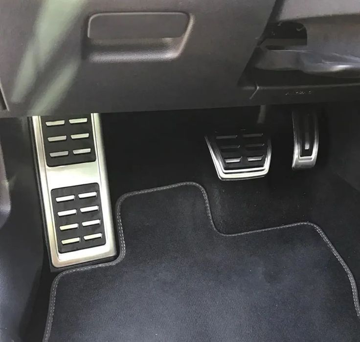 Capas Pedais Alumínio VW Audi Seat Skoda - Caixa Automática 3 peças