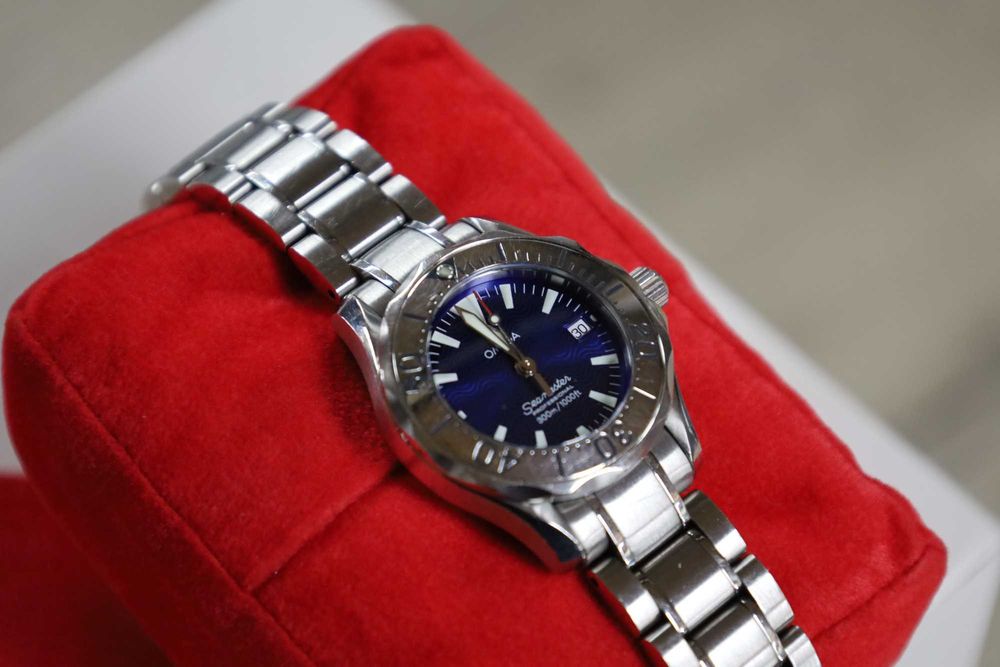 Zegarek damski damka Omega Seamaster 300m pełny zestaw 2285