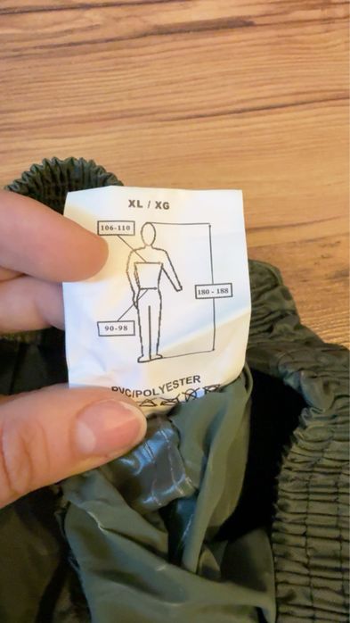 Komplet Przeciwdeszczowy Kurtka+ Spodnie Panoply rozmiar XL