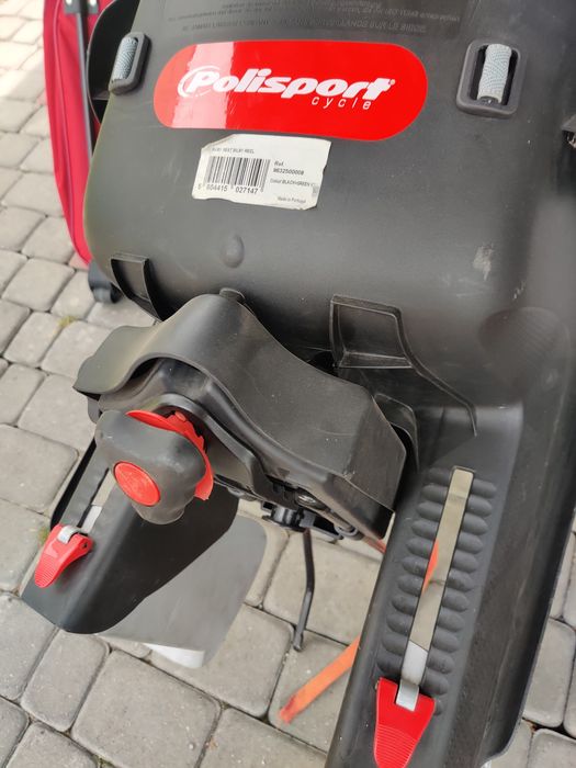 Fotelik rowerowy regulowany Polisport