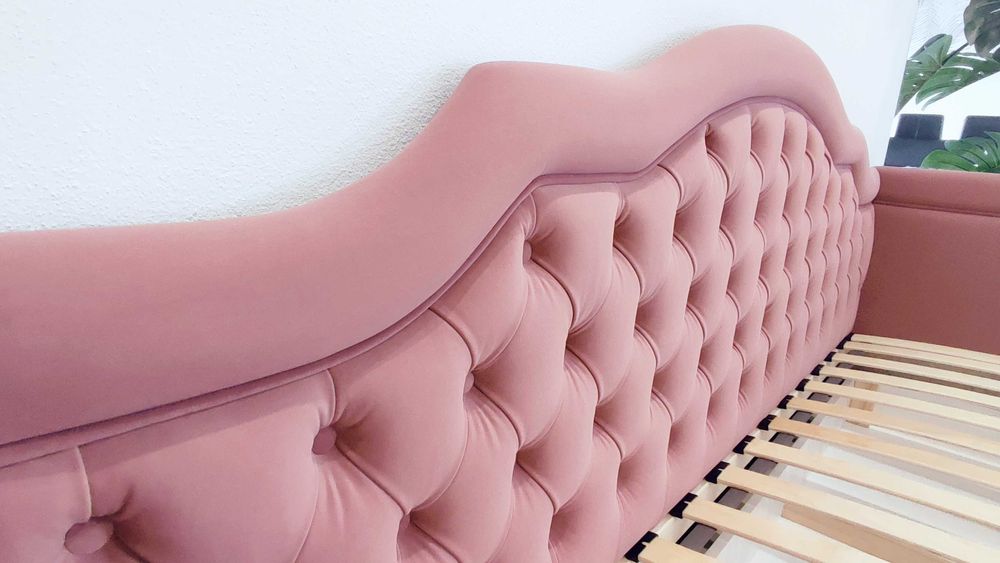 Łóżko tapicerowane dziecięce młodzieżowe z pojemnikiem, szufladą