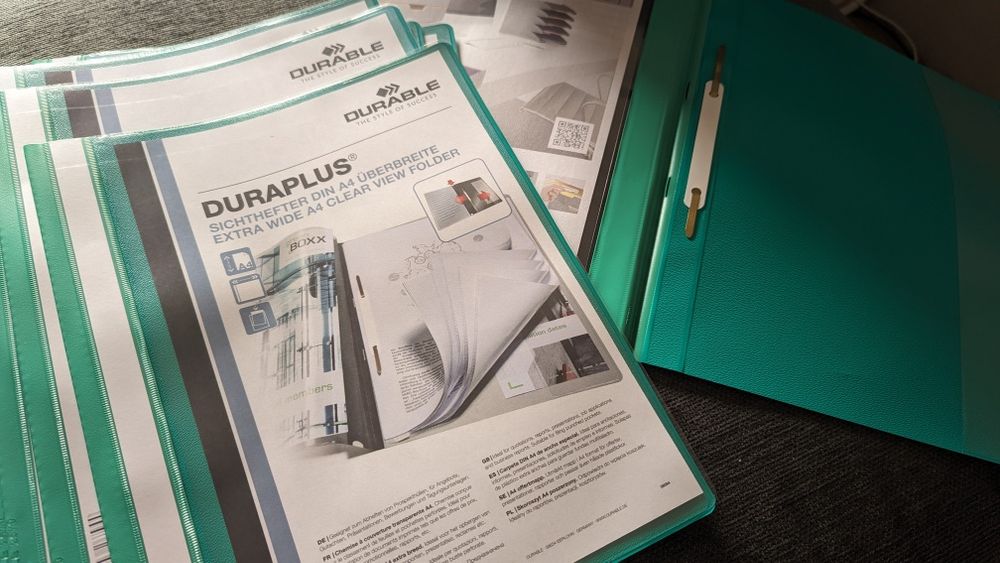 [Novo] Durable Duraplus Classificador com Ferragem A4