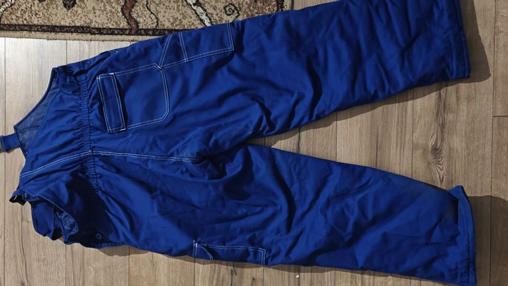 Ocieplane spodnie robocze ogrodniczki