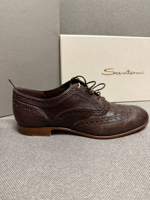 Туфлі броги Santoni