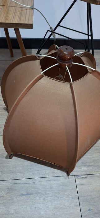 Lampa prl 2 abażury  gazetnik