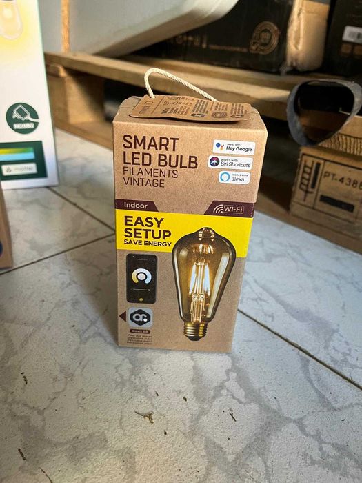 [SELADO] Lâmpada Inteligente MUVIT iO Filamentos Vintage Edison E27