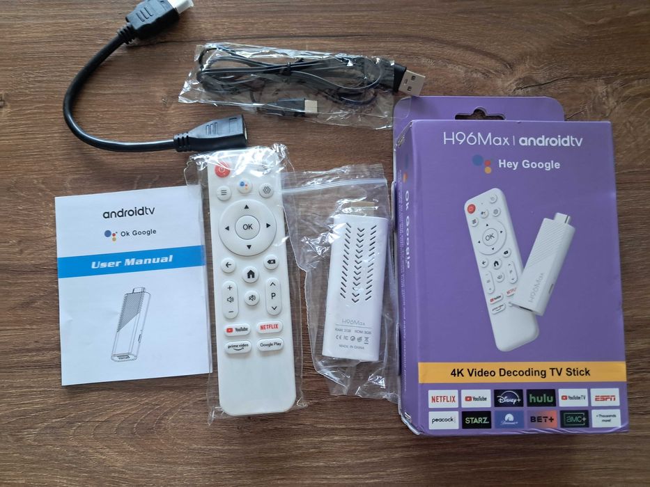 nowa przystawka do telewizora H96 max android TV H313 2 GB ram i 8 GB pamięcI