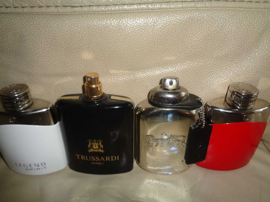 4x puste flakony butelki po oryginalnych perfumach PREMIUM