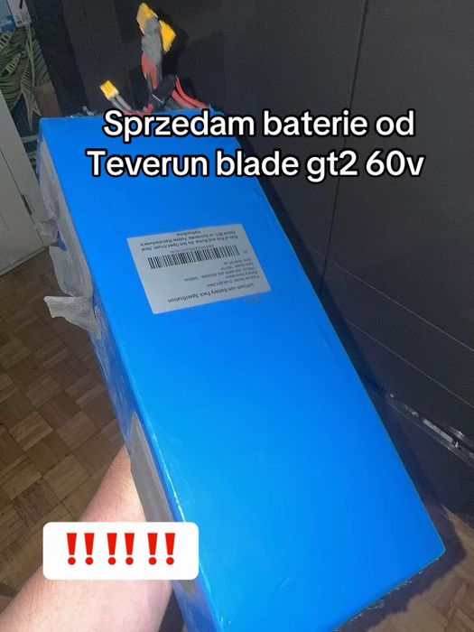 Bateria Teverun blade gt 2 27ah 80a smart bms + ładowarka