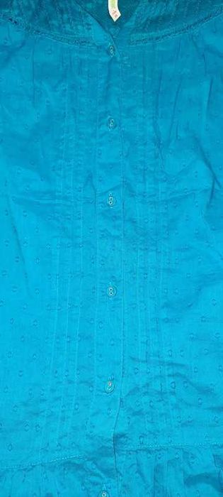 Niebieska tunika Denim & Co.