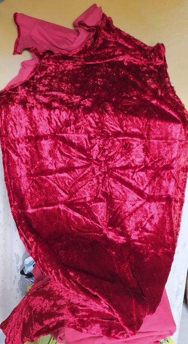 Zasłony narzuty welur prl