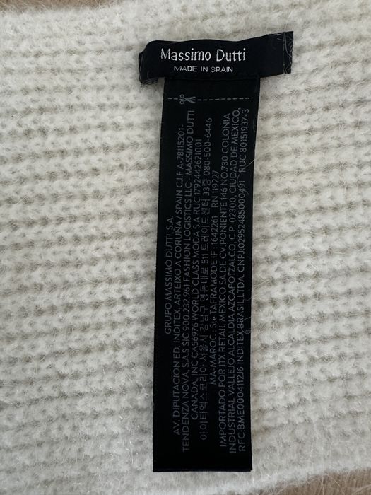 Szalik massimo dutti śmietankowy