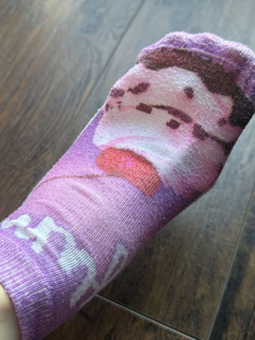 1 skarpeta skarpetka używana babeczka 38 socks