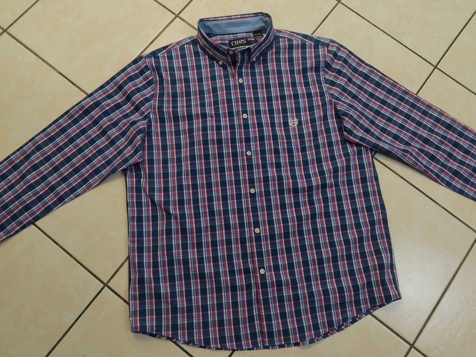 CHAPS by Ralph Lauren USA - NOWA! z LOGO Koszula Męska rozmiar XL